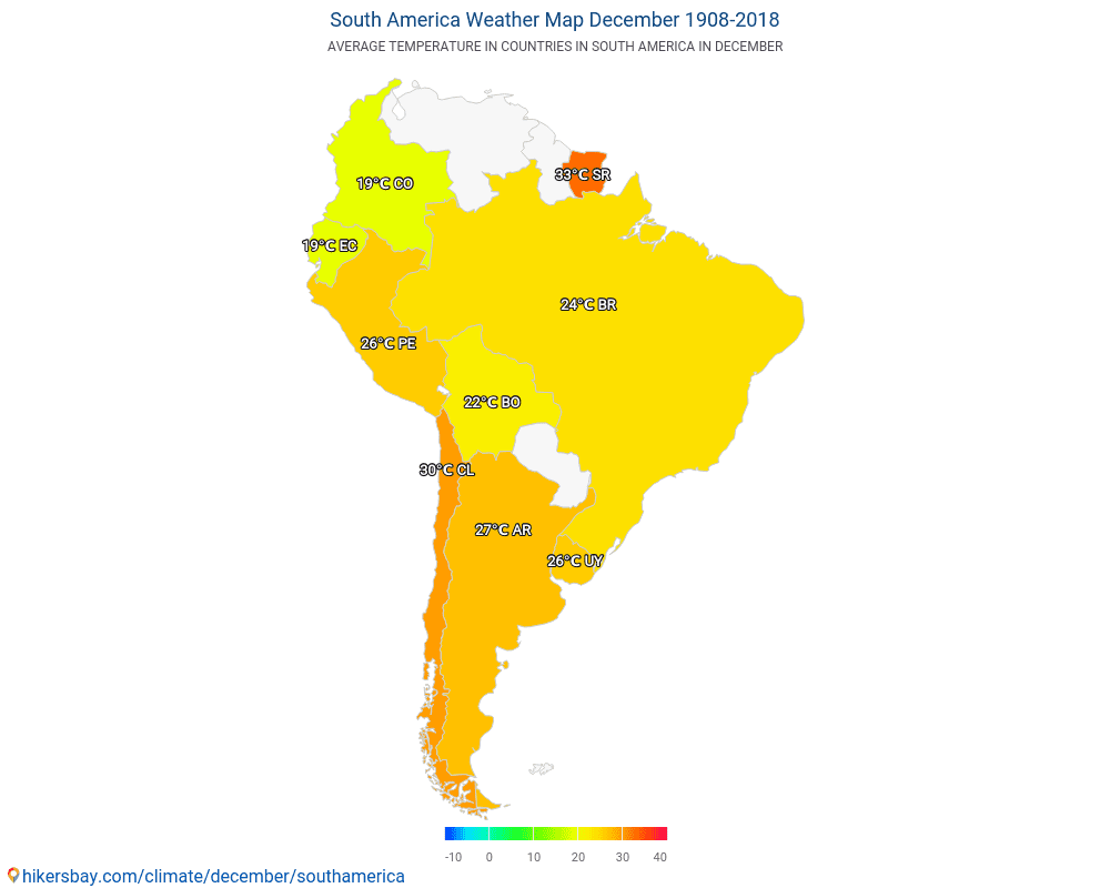 South America Weather In December In South America 2019